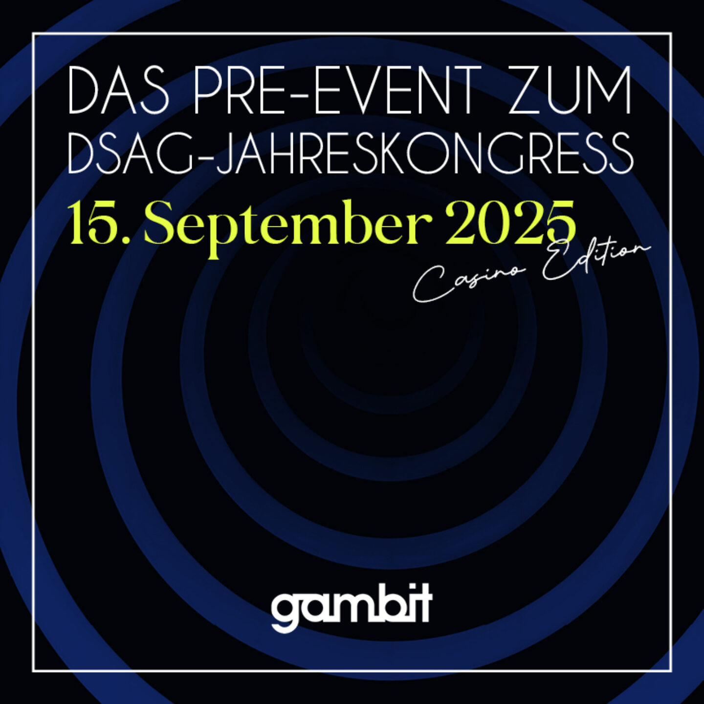 Gambit 800x800px kacheln dsag preevent 2025